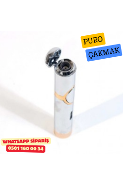Puro Çakmak – Tek Alev Jet Torch (Slim Metal Premium Model)