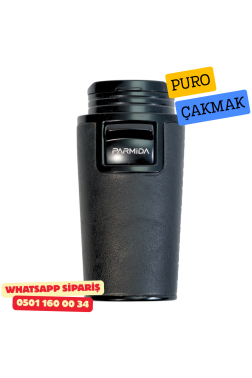 Siyah Deri Kaplamalı Çift Torch Puro Çakmak