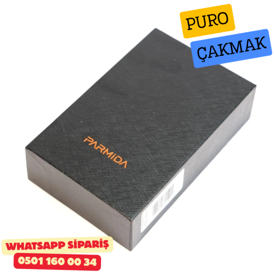 Siyah Deri Kaplamalı Çift Torch Puro Çakmak Siyah Deri Kaplamalı Çift Torch Puro Çakmak