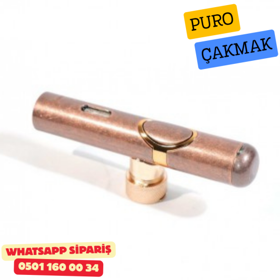 Puro Çakmak – Tek Alev Jet Torch (Rose Gold Premium Slim Model)