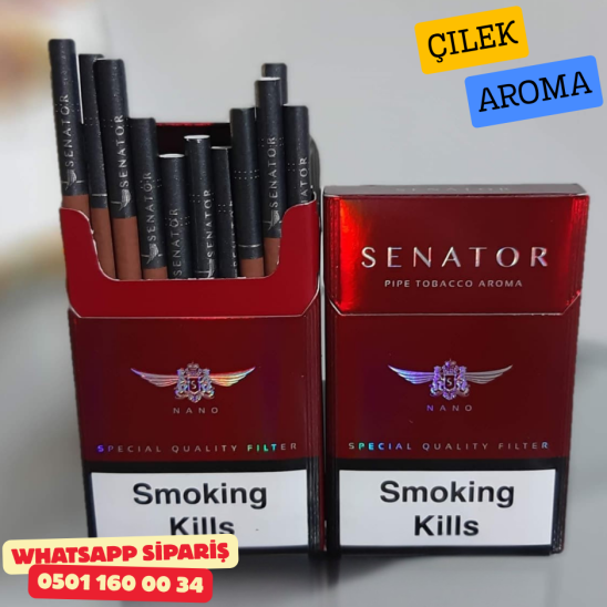 Senator Specıal Strawberry (Çilek) Aroma Sigara x10 Paket