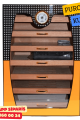 Cohiba Sarı – 7 Çekmeceli Sedir Humidor Puro Kutusu
