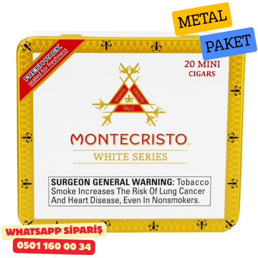 Montecristo White Mini 20li Cigarillos Puro