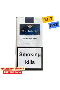 Parliament Night Blue Uzun Sigara x10 Paket