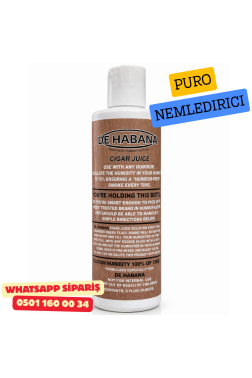 De Habana Cigar Juice Puro Nemlendirici Solüsyon – 8oz De Habana Cigar Juice Puro Nemlendirici Solüsyon – 8oz