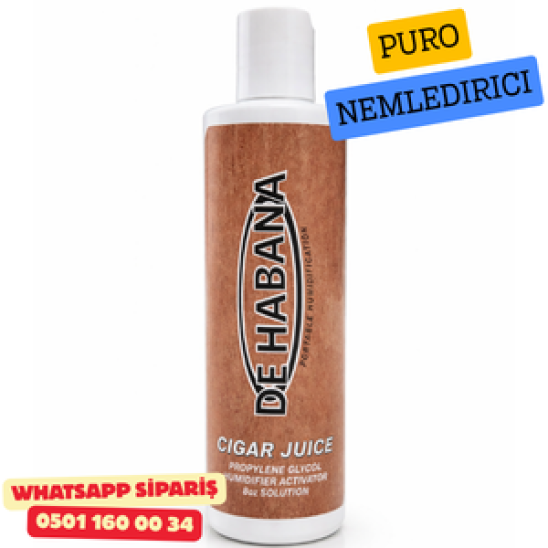 De Habana Cigar Juice Puro Nemlendirici Solüsyon – 8oz