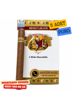 Romeo y Julieta Wide Churchills 5li Puro Paket
