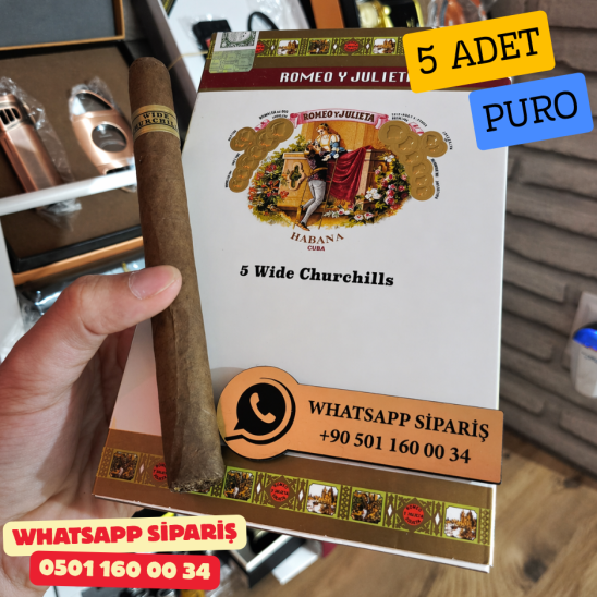 Romeo y Julieta Wide Churchills 5li Puro Paket
