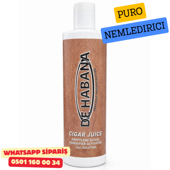 De Habana Cigar Juice Puro Nemlendirici Solüsyon – 16oz
