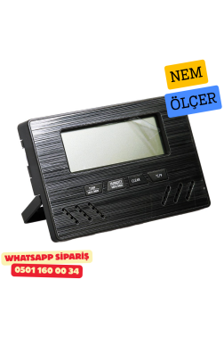 Siyah Dijital Nem Ölçer (Higrometre) – Puro Humidor İçin Siyah Dijital Nem Ölçer (Higrometre) – Puro Humidor İçin