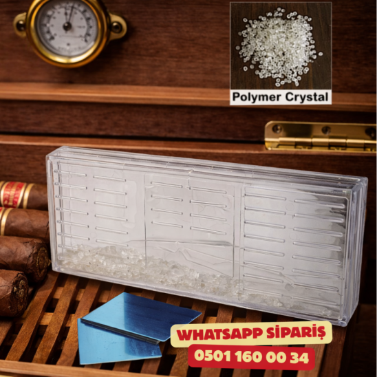 Puro Nemlendirici Kutu – Kristal Jel Sistemli Humidor Nem Aparatı