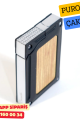 Caseti Siyah / Ahşap Detaylı Jet Flame Puro Çakmak