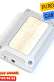Caseti Gümüş / Ahşap Detaylı Jet Flame Puro Çakmak