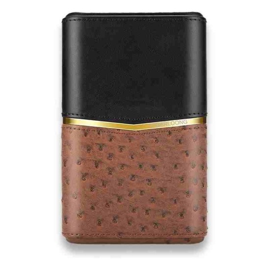 Croco Desenli Sedirli Deri Puro Kılıfı 4'lü Kahve 58Ring