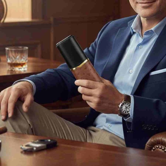 Croco Desenli Sedirli Deri Puro Kılıfı 2'li Kahve 58Ring