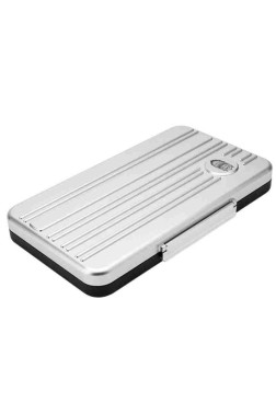 Lubinski Aluminyum Metal Puro Taşıma Çantası Silver 5li