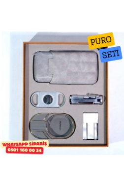 Puro Seti – Gri | Premium Aksesuar Seti