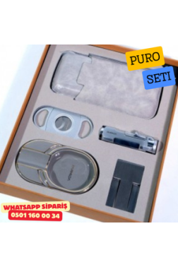 Puro Seti – Gri | Premium Aksesuar Seti