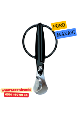 Cohiba Puro Makası (Kesici) – Siyah Metal