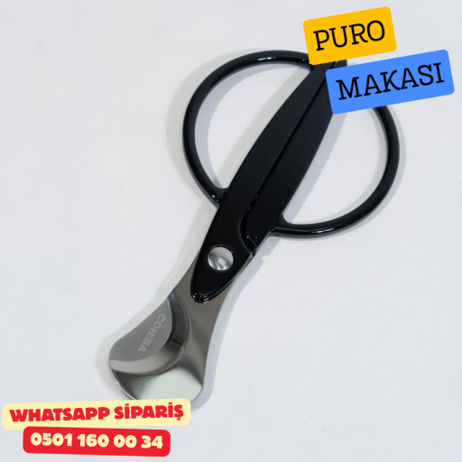 Cohiba Puro Makası (Kesici) – Siyah Metal Cohiba Puro Makası (Kesici) – Siyah Metal