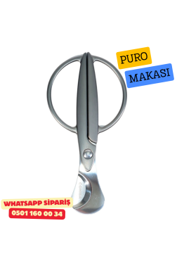 Cohiba Puro Makası (Kesici) – Gri Metal