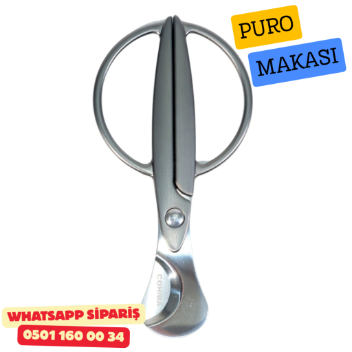 Cohiba Puro Makası (Kesici) – Gri Metal