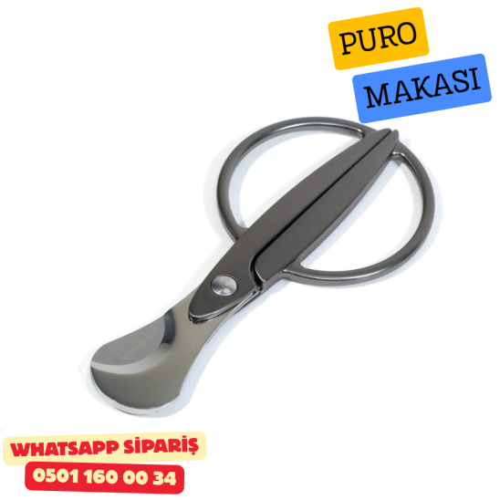 Cohiba Puro Makası (Kesici) – Gri Metal