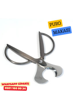 Cohiba Puro Makası (Kesici) – Gri Metal