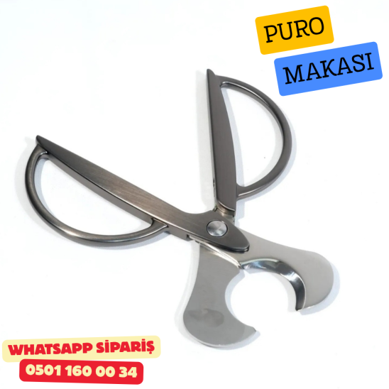 Cohiba Puro Makası (Kesici) – Gri Metal