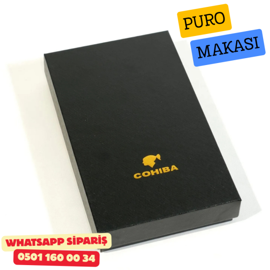 Cohiba Puro Makası (Kesici) – Gri Metal