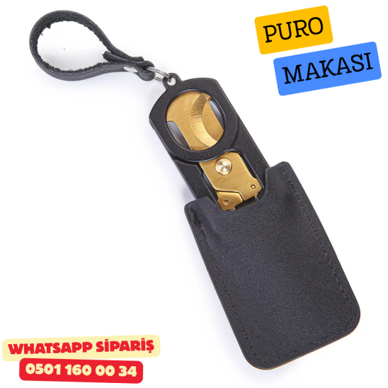 Parmida Siyah-Gold Fonksiyonel Puro Makası Parmida Siyah-Gold Fonksiyonel Puro Makası