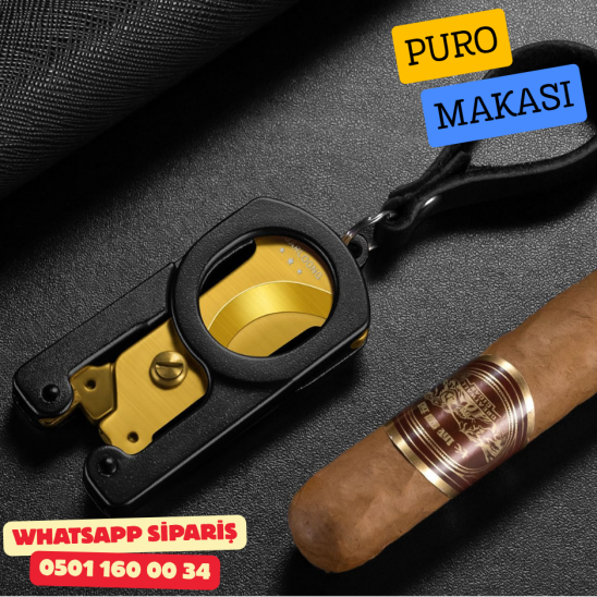 Parmida Siyah-Gold Fonksiyonel Puro Makası Parmida Siyah-Gold Fonksiyonel Puro Makası