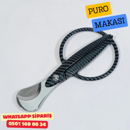 Cohiba Karbon Fiber Puro Makası (Kesici) Cohiba Karbon Fiber Puro Makası (Kesici)