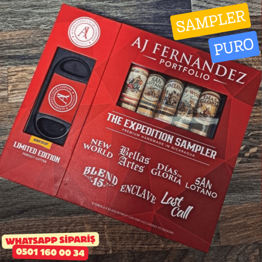 AJ Fernandez Expedition Sampler Toro – 5’li Puro Seti AJ Fernandez Expedition Sampler Toro – 5’li Puro Seti