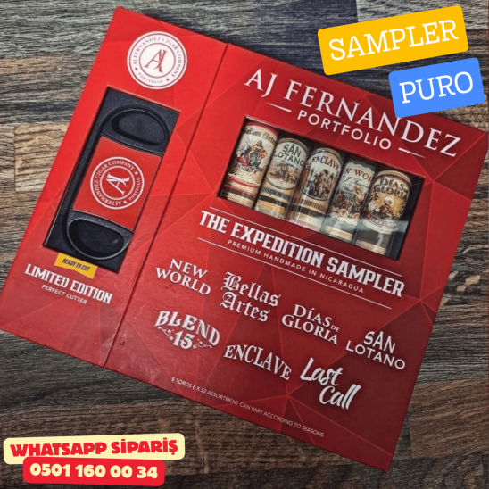 AJ Fernandez Expedition Sampler Toro – 5’li Puro Seti