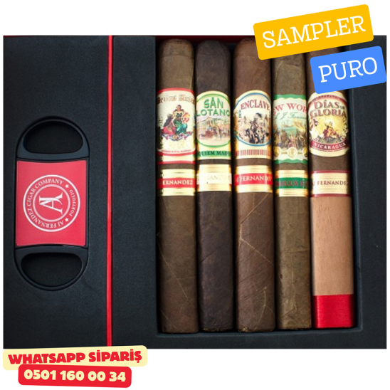 AJ Fernandez Expedition Sampler Toro – 5’li Puro Seti