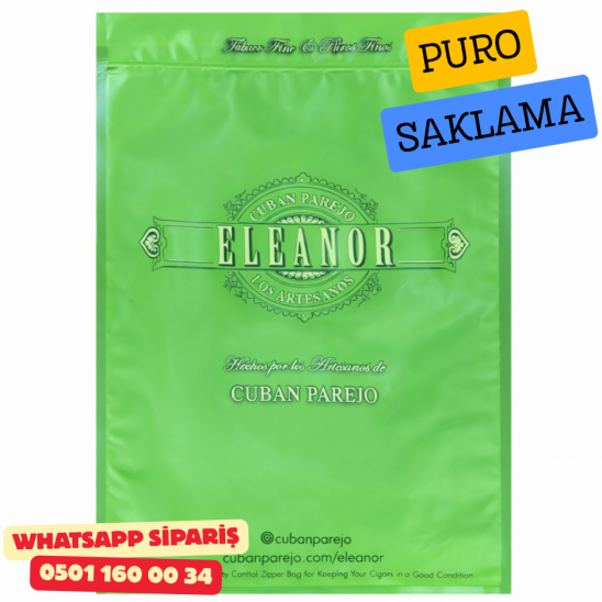 Eleanor Nemlendiricili Kilitli Puro Saklama Poşeti