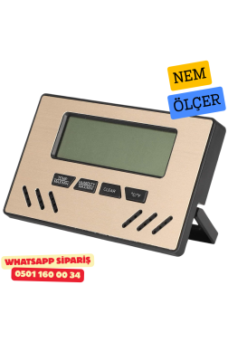 Bakır Dijital Nem Ölçer (Higrometre) – Puro Humidor İçin
