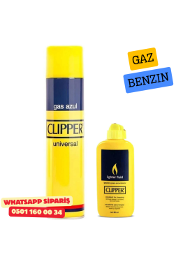 Clipper Çakmak Gazı 250 ml + Benzin Seti 80 ml