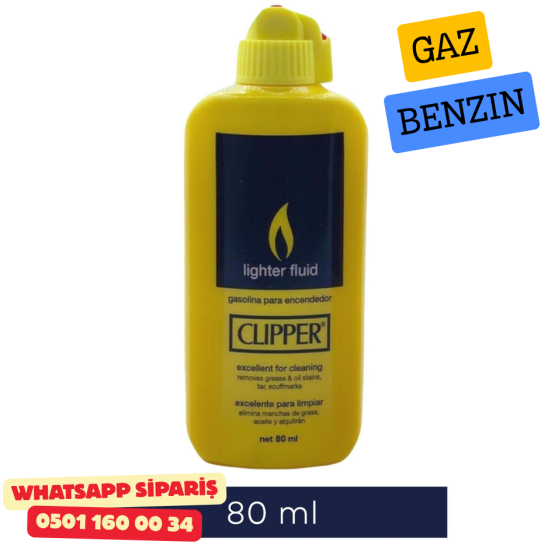 Clipper Çakmak Gazı 250 ml + Benzin Seti 80 ml