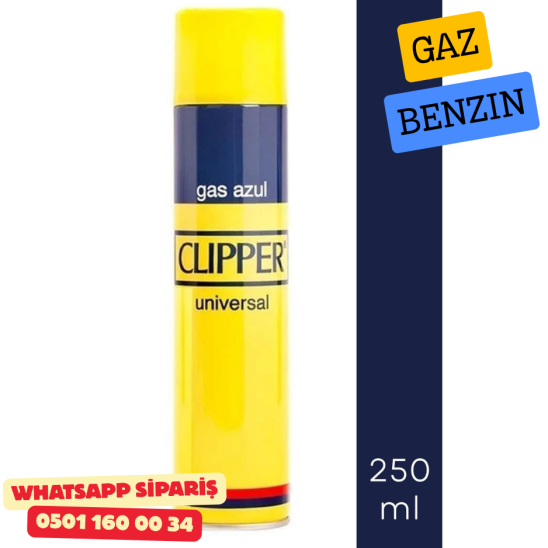 Clipper Çakmak Gazı 250 ml + Benzin Seti 80 ml