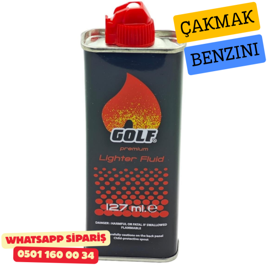 Golf Premium Lighter Fluid 127 ml Çakmak Benzini Golf Premium Lighter Fluid 127 ml Çakmak Benzini