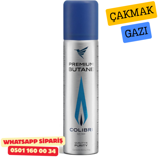 Colibri Premium Bütan Çakmak Gazı – 300 ml