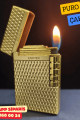 Desing Lighter Gold Metal Soft Flame Puro Çakmak Desing Lighter Gold Metal Soft Flame Puro Çakmak
