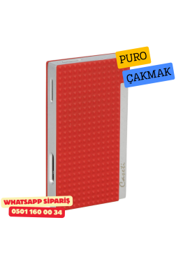 Caseti Paris Mat Kırmızı Flat Flame Jet Çakmak