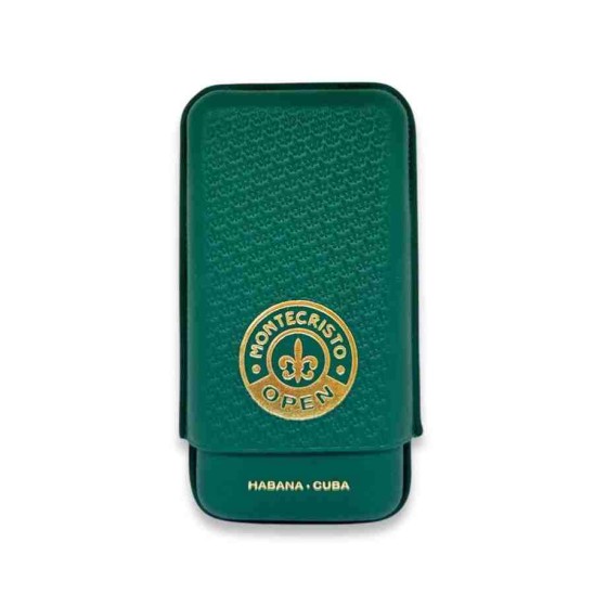 MonteCristo Open Deri Puro Kılıfı 3lü Yeşil (64Ring)