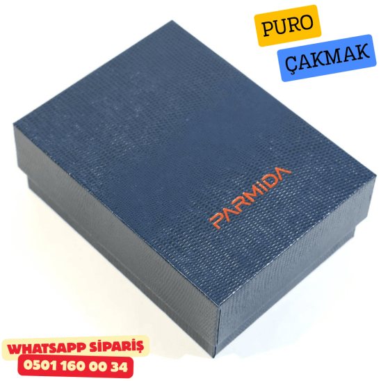 Parmida 3 Torch Metal Puro Çakmak – Silver