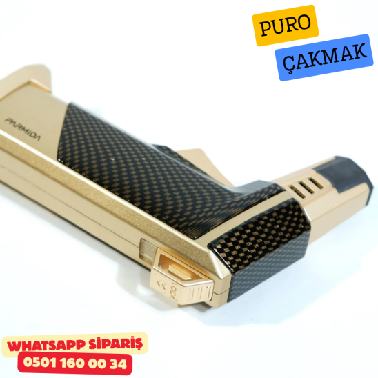 Parmida Gold Carbon 1 Torch Puro Çakmak