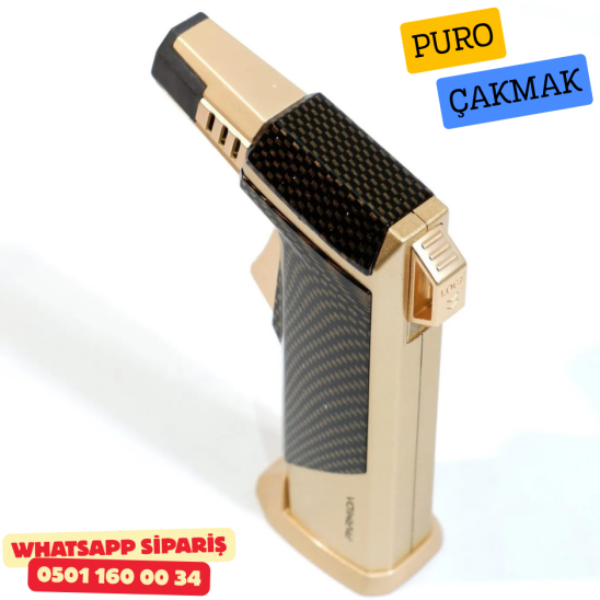 Parmida Gold Carbon 1 Torch Puro Çakmak