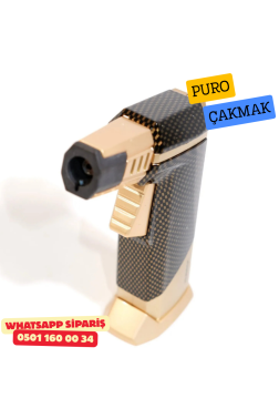 Parmida Gold Carbon 1 Torch Puro Çakmak Parmida Gold Carbon 1 Torch Puro Çakmak